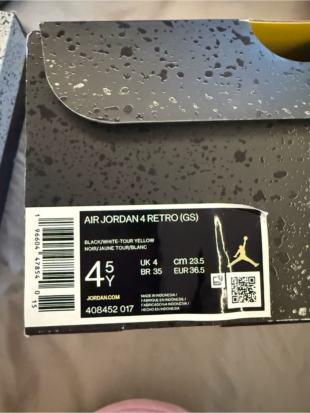 Jordan 4 Thunders
